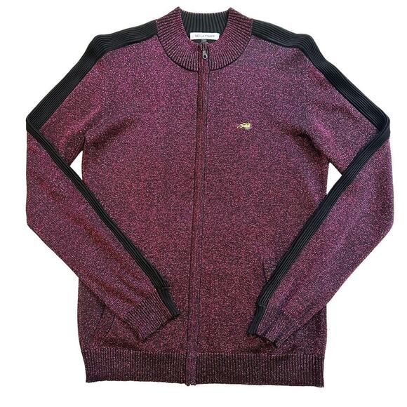 NWOT Bella Freud Queen Midas Zip-Up Metallic Purple Jacket XS - Picture 2 of 7